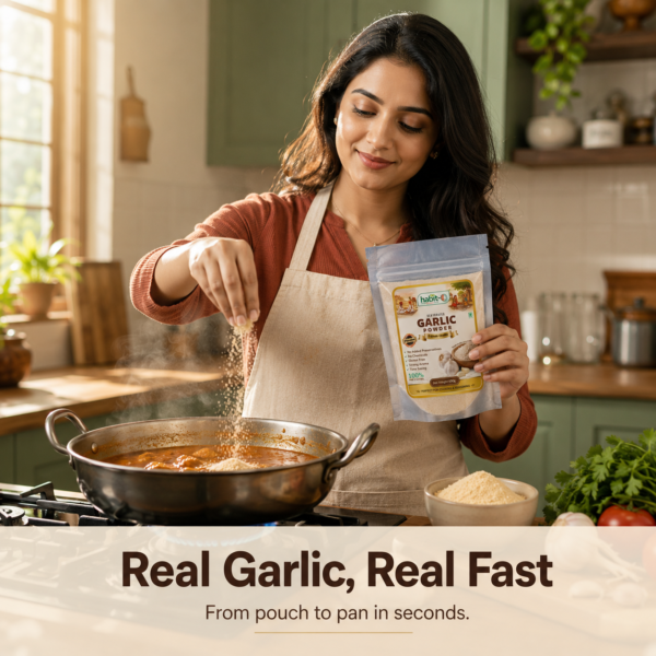 Garlic - 5 Premium Dehydrated Garlic Powder (100% Pure)