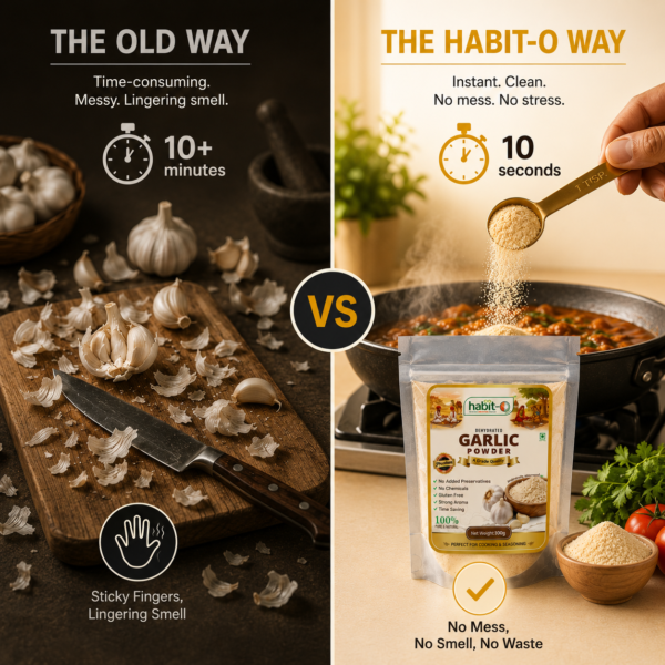 Garlic - 6 Premium Dehydrated Garlic Powder (100% Pure)